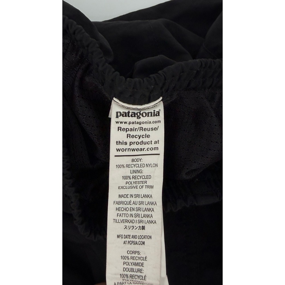 Patagonia Baggies Shorts Mens Small Black NetPlus Recycled Nylon 5 Inch Inseam - Picture 4 of 9